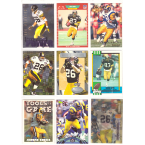 NFL Football Card Collection #37 (9 Cards) Rod Woodson, Louis Lipps & Jerome Bettis