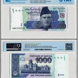 Pakistan-1000-Rupees-2021-P-50p-UNC-TAP-Authenticated