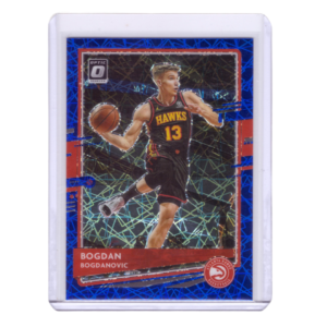 Panini NBA Bogdan Bogdanovic Blue Velocity Prizm Basketball Card