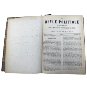 REVEU POLTIQUE ET LITTERAIRE 2 SERIE  21 SEPTEMBER 1872