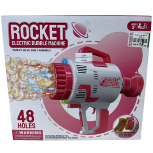 Rocket Electric Bubble Machine Gun Kids Toys