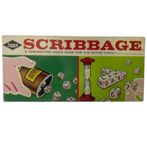 Vintage Scribage Word Game 1963