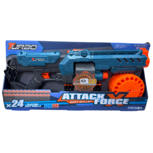 Turbo Attack X Force Soft Bullet Gun Kids Toys