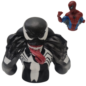 Venom Action Figure with Spiderman Action Figure (As It Is)
