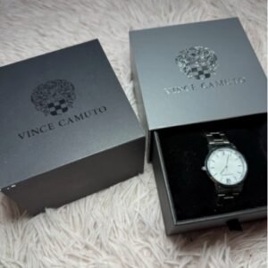 Vince-Camuto-Ayla-Womens-Quartz-Analog-Silver-Bracelet-Watch-White-Dial-Box