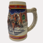 Vintage-Budweiser-Mug-1999-Holiday-Stein-A-Century-of-Tradition-1900-1999.png