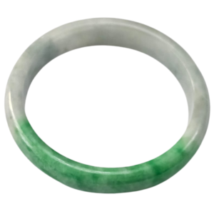 Vintage Hand Made Chinese Genuine Jade Bangle Bracelet 42 Grams 58mm