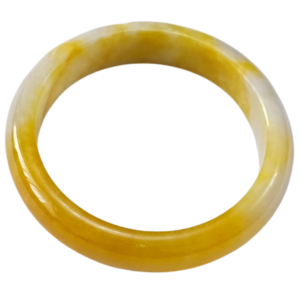 Vintage Hand Made Chinese Genuine Jade Bangle Bracelet 59.1 Grams 58mm