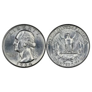 WASHINGTON QUARTERS 1964 25C MS