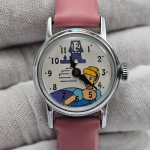 Vintage Walt Disney Princess Caldarella Hand Winding Ladies Wristwatch