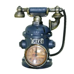 Home Desktop Decoration Resin Statue Telephone Fire Antique Style