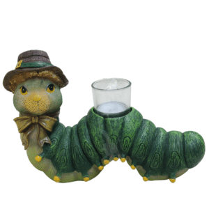 Caterpillar insect Candle Holder Rare