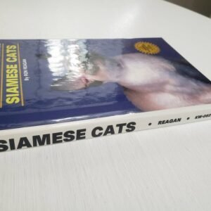 Siamese Cats by Ron Reagan --- Vintage 1980's Pet Cat Care & Guide Book --- Retro Crazy Cat Lady Feline Friend