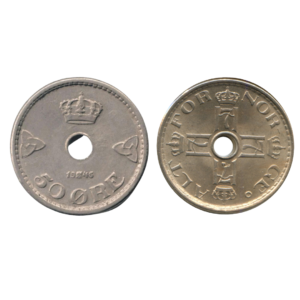 Norway 50 Øre - Haakon VII 1945