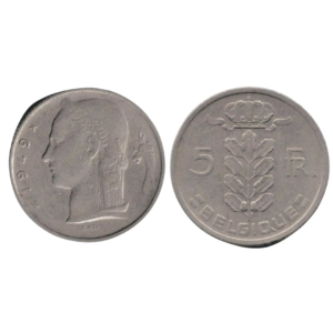 Belgium 5 Franc - Baudouin I 1949