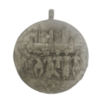 Pewter medal greeting malaysia