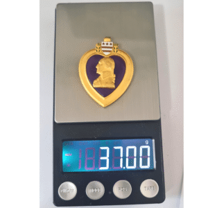 Veteran Pin – Patriotic American Lapel or Hat Pin – Proud to be Retired Army, Navy, Air Force or Marine Corps – Gold Plated Enamel Pin with Secure Clutch Back