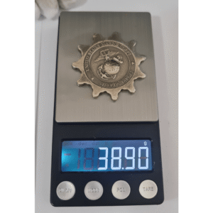 United states Marine corps Steel on target medal