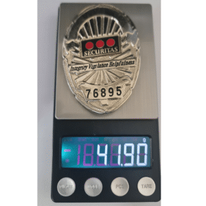 OBSOLETE SECURITY SECURITAS OFFICER BADGE