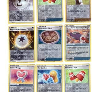 collection of trainer cards from the Pokémon Trading Card Game, featuring characters like Misty and Brock. Reverse Holo 18 Cards