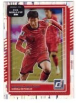 Panini Donruss Road to FIFA World Cup card featuring South Korean footballer Son Heung-min.