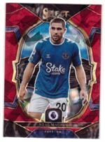 Neal Maupay. 2022-23 Panini Select Premier League Terrace red parallel