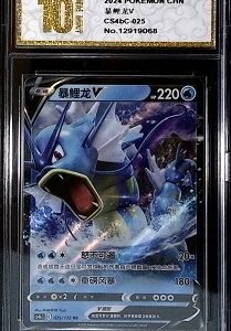 Japanese Pokémon TCG Gyarados V card from the Blue Sky Stream expansion.The card is officially labeled as number 020/067.