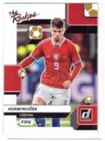 2022-23 Panini Donruss "The Rookies" soccer trading card featuring Adam Hložek of Czechia.