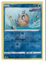Feebas card from the Evolving Skies set.It is numbered 037/203 and is a Common rarity card.