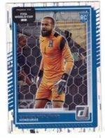 Panini Donruss Road to FIFA World Cup trading card featuring Honduras goalkeeper Edrick Menjívar