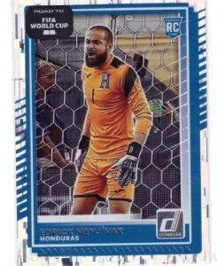 Panini Donruss Road to FIFA World Cup trading card featuring Honduras goalkeeper Edrick Menjívar