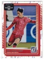 Min-Hyuk Yang trading card from the 2026 Panini Donruss Road to FIFA World Cup set