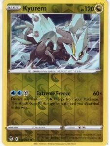 Pokémon TCG Kyurem 116/203 Holo Card from the Evolving Skies set.