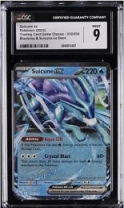 2023 POKEMON TRADING CARD GAME CLASSIC #10 SUICUNE EX CGC 9