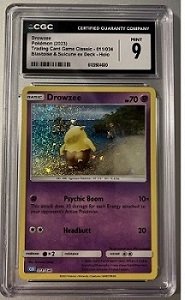 2023 Pokemon Drowzee 011 034 Trading Card Game Classic Holo CGC 9 MINT