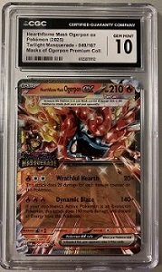 2025 Pokemon TCG Twilight Masquerade Hearthflame Mask Ogerpon ex 040 167 CGC 10