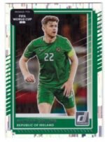 Panini Donruss Road to FIFA World Cup soccer card featuring Republic of Ireland defender Nathan Collins