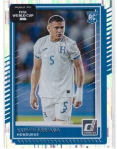 Panini Donruss Road to FIFA World Cup soccer trading card featuring Kervin Arriaga of Honduras.