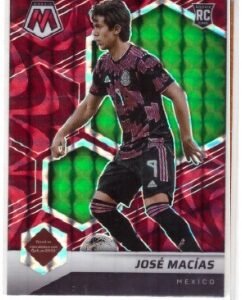 2021 Panini Mosaic Road to FIFA World Cup soccer card featuring José Juan Macías.