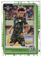 Panini Donruss Road to FIFA World Cup Soccer trading card featuring Nigerian player Samuel Chukwueze