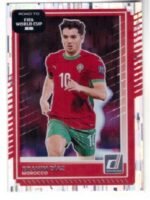 Moroccan football player Brahim Díaz from the 2026 Panini Donruss Road to FIFA World Cup series.