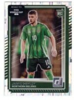 Donruss Road to FIFA World Cup soccer trading card featuring a Northern Ireland player.