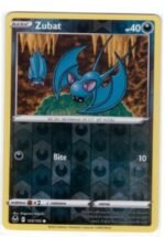 Zubat Pokémon card from the Silver Tempest expansion set.It is card number 103/195.Reverse Holo version