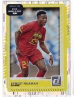 Panini Donruss Road to FIFA World Cup card featuring Ernest Nuamah of Ghana.