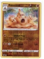Palossand card from the Silver Tempest set. card numbered 100/195.The image shows the Reverse Holo version,