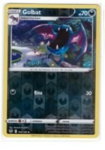Golbat (104/195) card from the Silver Tempest expansion set.It is a Reverse Holo version,