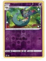 Drakloak card from the Silver Tempest expansion set, numbered 088/195.It is a Reverse Holo parallel version