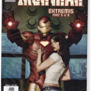 The Invincible Iron Man #5, part 5 of the "Extremis" storyline.