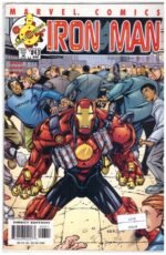 Iron Man #43, published by Marvel Comics with a cover date of August 2001.