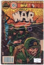 Charlton Comics "War" comic book, specifically issue #45 published in 1984.